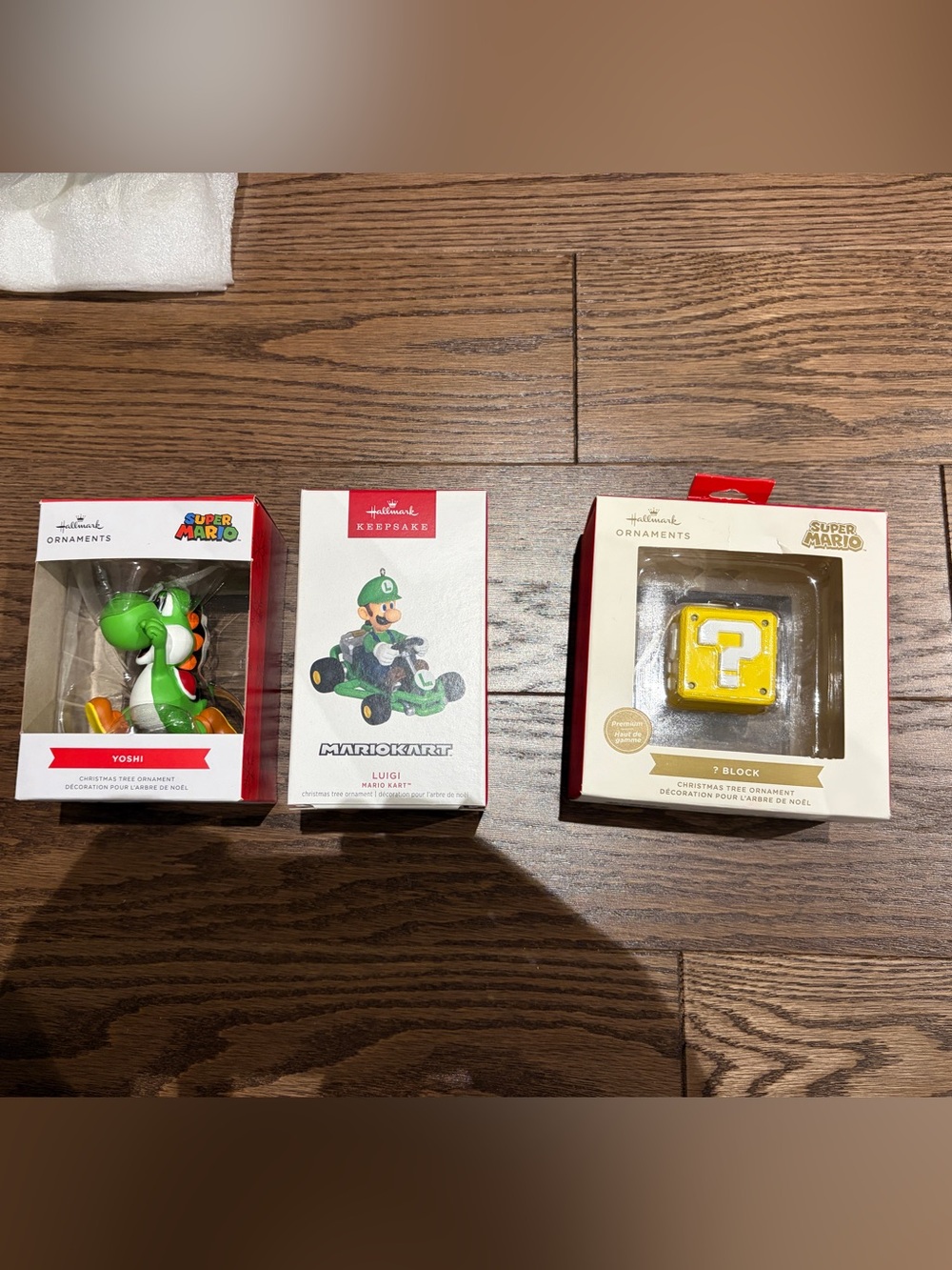 Hallmark Luigi Mario Kart Green Ornament in Box